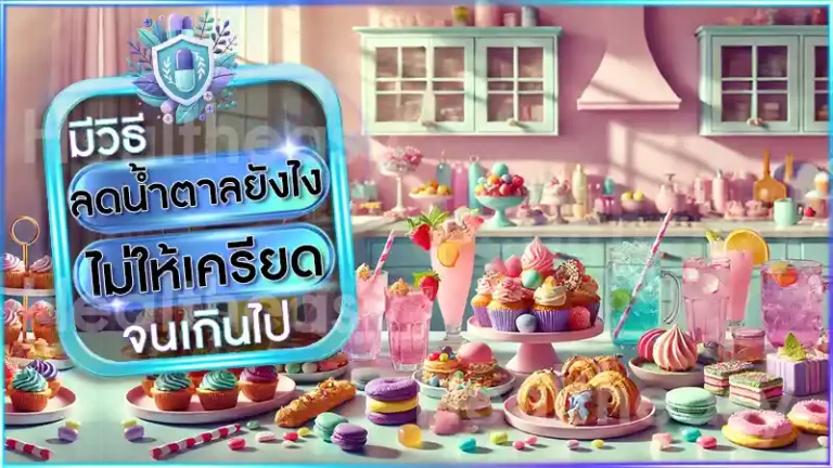 ลดน้ำตาลยังไง ไม่ให้เครียด