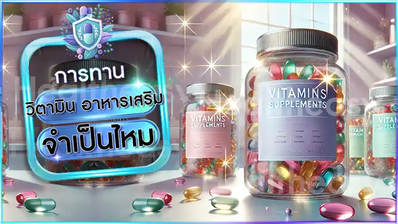 วิตามิน อาหารเสริม จำเป็นไหม
