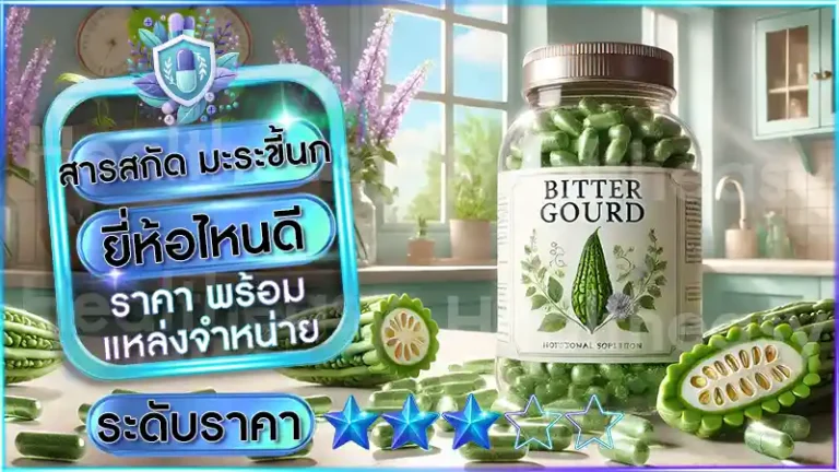 สารสกัด มะระขี้นก ยี่ห้อไหนดี