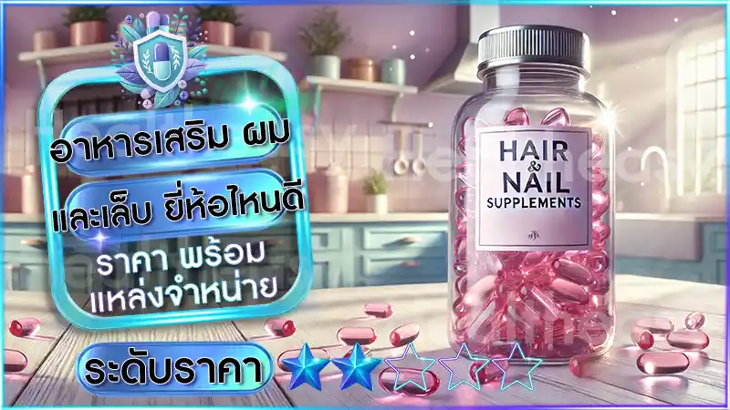 อาหารเสริม ผมและเล็บ ยี่ห้อไหนดี
