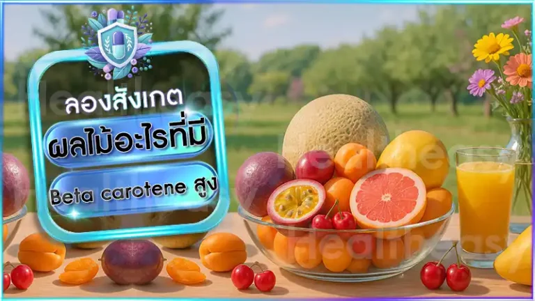 ผลไม้อะไรที่มี Beta carotene สูง