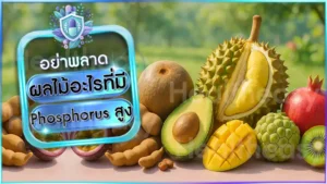 ผลไม้อะไรที่มี Phosphorus สูง