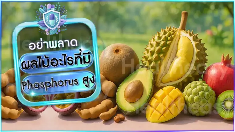 ผลไม้อะไรที่มี Phosphorus สูง