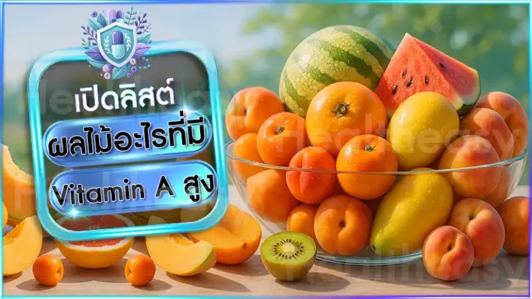 ผลไม้อะไรที่มี Vitamin A สูง