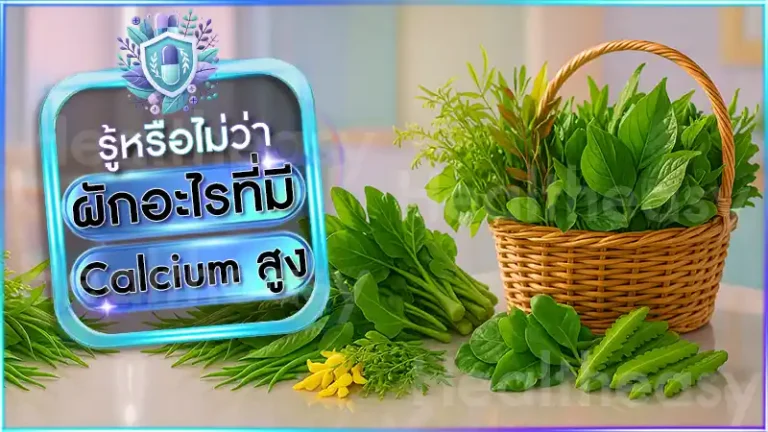 ผักอะไรที่มี Calcium สูง