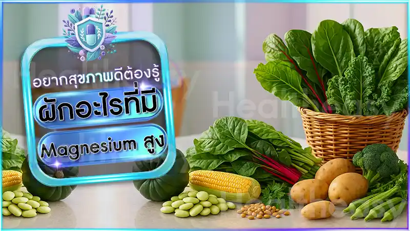 ผักอะไรที่มี Magnesium สูง