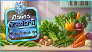 ผักอะไรที่มี Phosphorus สูง