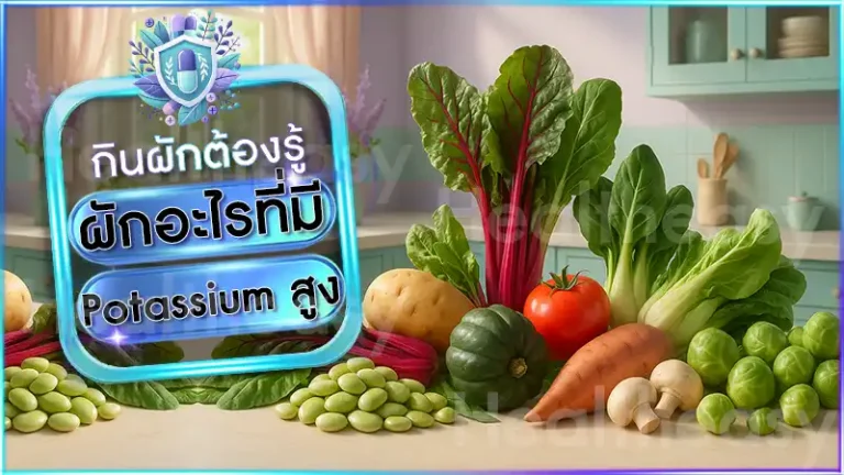 ผักอะไรที่มี Potassium สูง