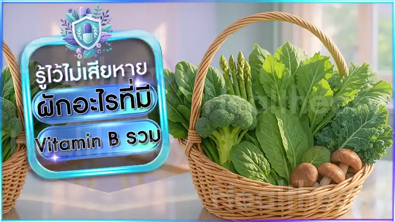 ผักอะไรที่มี Vitamin B รวม