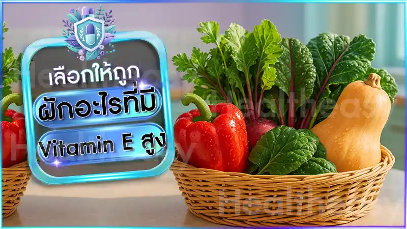 ผักอะไรที่มี Vitamin E สูง