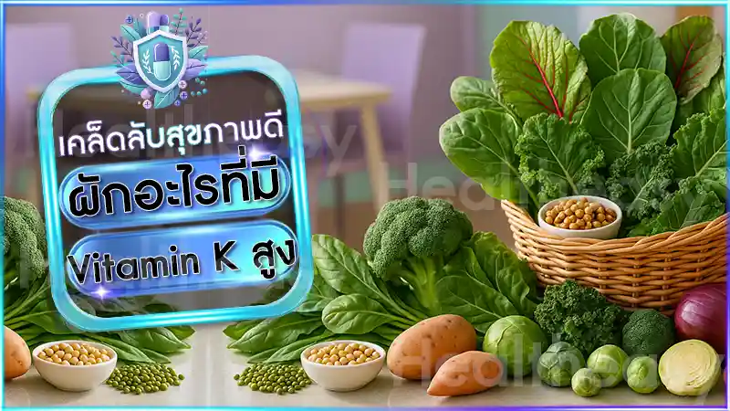 ผักอะไรที่มี Vitamin K สูง
