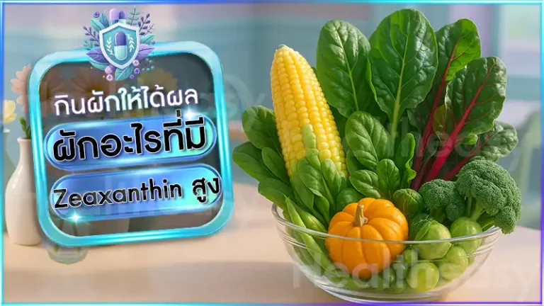 ผักอะไรที่มี Zeaxanthin สูง
