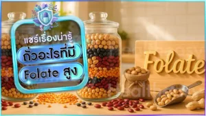 ถั่วอะไรที่มี Folate สูง
