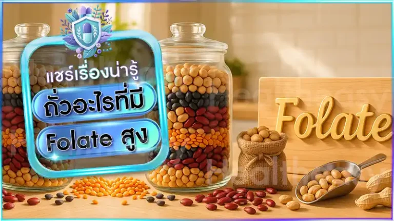 ถั่วอะไรที่มี Folate สูง