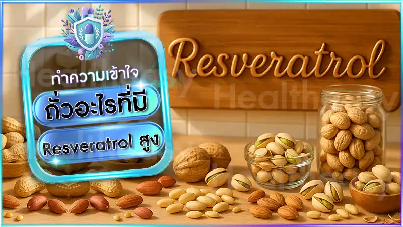 ถั่วอะไรที่มี Resveratrol สูง