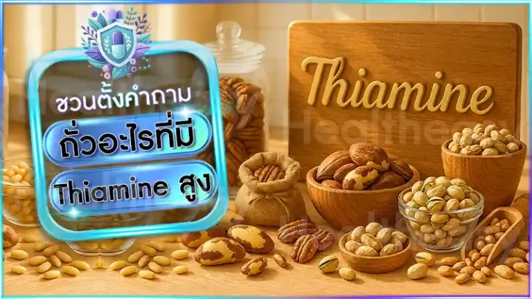 ถั่วอะไรที่มี Thiamine สูง