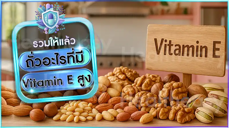 ถั่วอะไรที่มี Vitamin E สูง