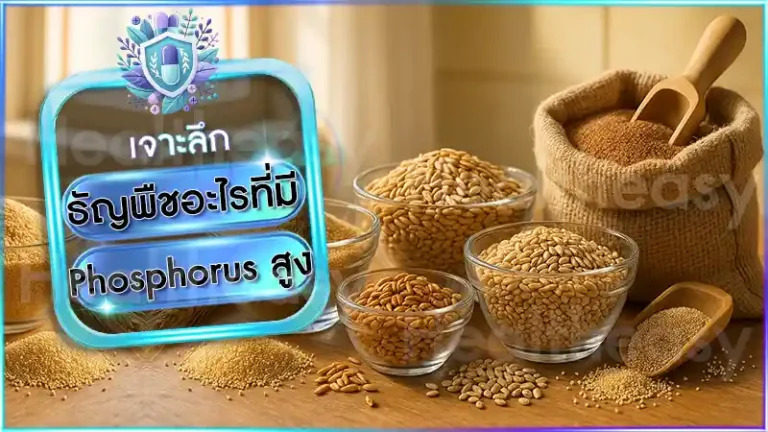 ธัญพืชอะไรที่มี Phosphorus สูง