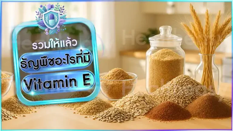 ธัญพืชอะไรที่มี Vitamin E