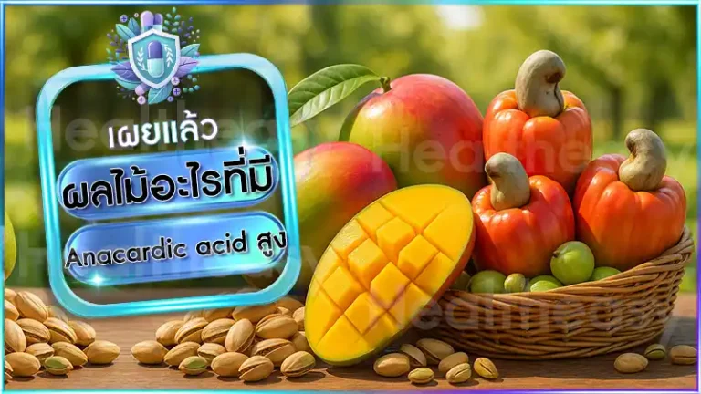 ผลไม้อะไรที่มี Anacardic acid สูง