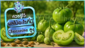 ผลไม้อะไรที่มี Chaconine สูง