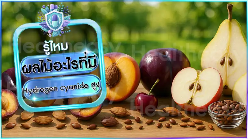 ผลไม้อะไรที่มี Hydrogen cyanide สูง