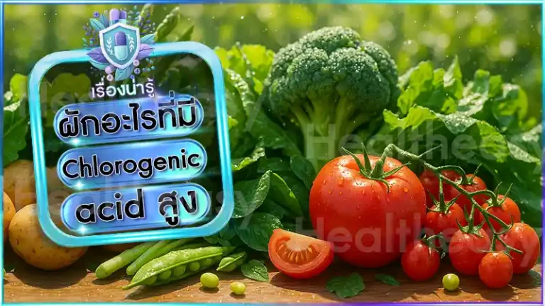 ผักอะไรที่มี Chlorogenic acid สูง