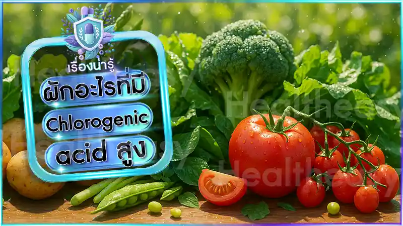 ผักอะไรที่มี Chlorogenic acid สูง