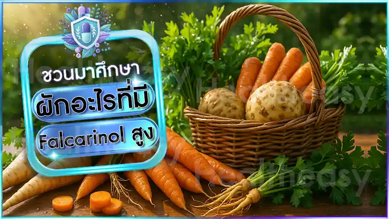 ผักอะไรที่มี Falcarinol สูง