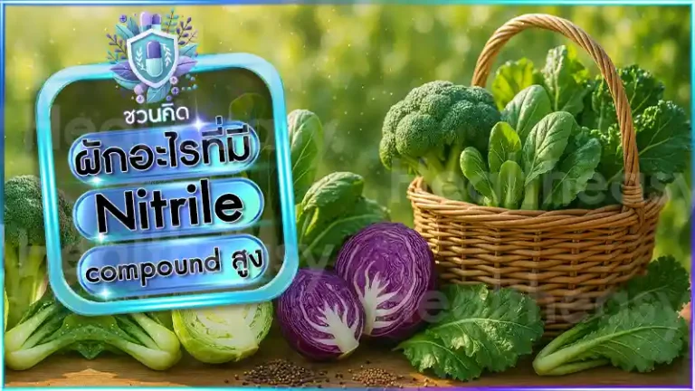 ผักอะไรที่มี Nitrile compound สูง