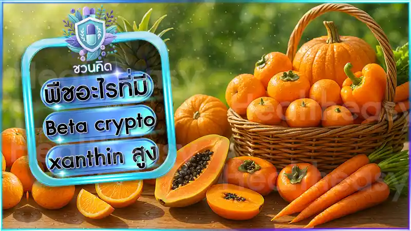 พืชอะไรที่มี Beta cryptoxanthin สูง