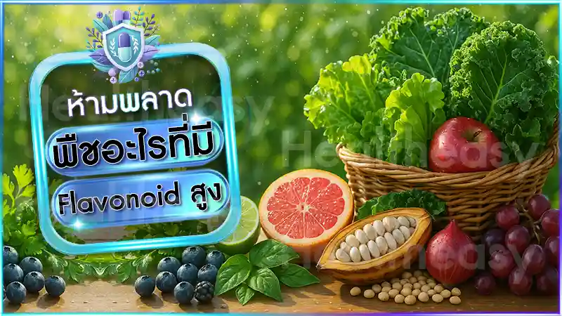 พืชอะไรที่มี Flavonoid สูง
