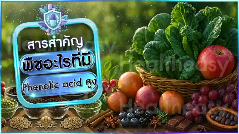 พืชอะไรที่มี Phenolic acid สูง